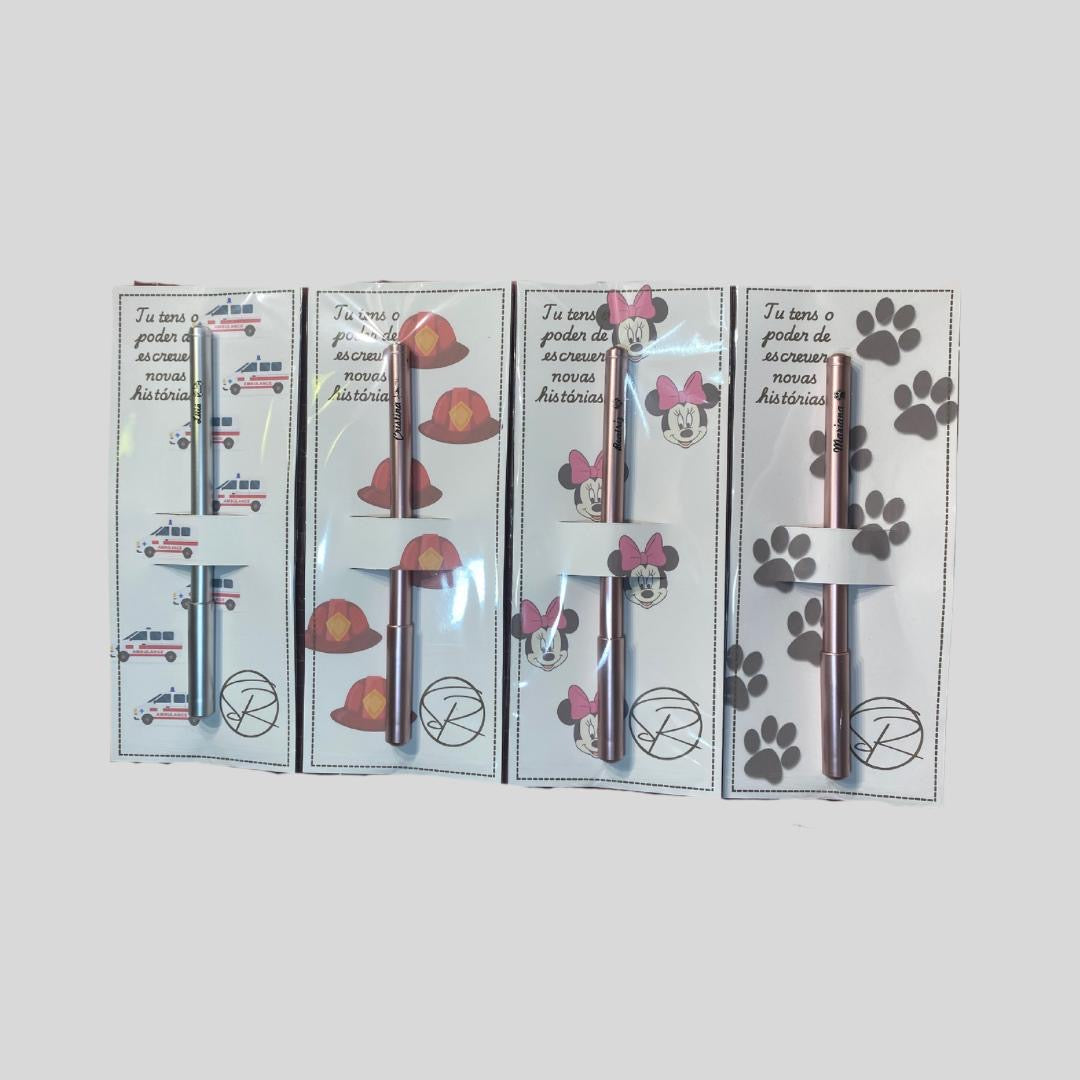 Caneta de gel personalizada