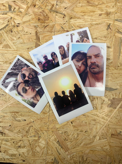 Quadro fotos e ímans polaroid