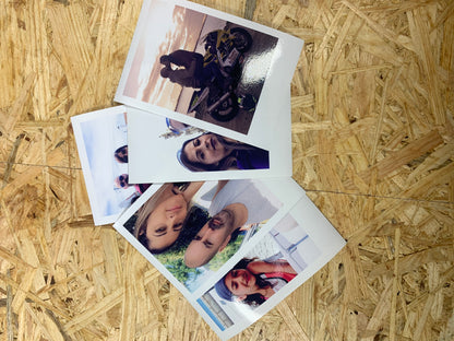 Quadro fotos e ímans polaroid