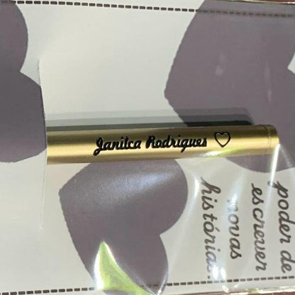 Caneta de gel personalizada