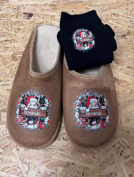 Chinelos com meias Personalizadas